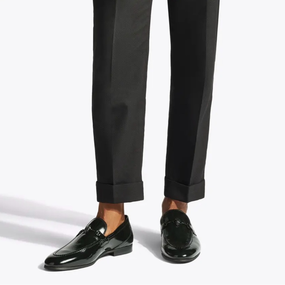 NEW Kurt Geiger London Men's Ali Bit Patent Leather Loafers - Picture 2 of 8